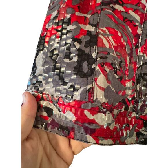 Hearts of palm sequin overlay boxy jacket 18 art to wear unique statement - Picture 3 of 6